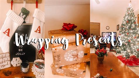 Wrapping Christmas Presents Vlogmas Day 10 Youtube