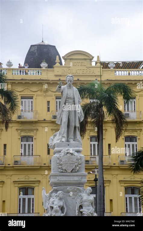 Havana Cuba January Statue Of Jose Marti In Parque Central