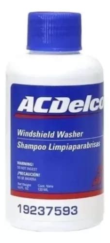 Shampoo Limpiaparabrisas 120 Ml Acdelco MercadoLibre