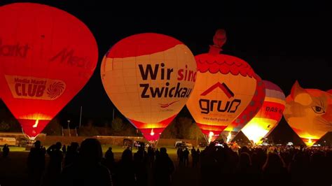 Ballonglühen und Lichterfest in Gera 2022 YouTube