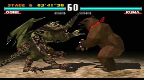 Tekken 3 鉄拳3 ARCADE MODE True Ogre Playstation 1 철권 3 PS1 YouTube