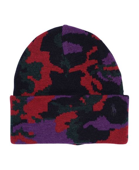 Polo Ralph Lauren Mens Reversible Camo Beanie Macys