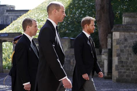 Prince Harry And Prince William Reunite At Prince Philip S Funeral