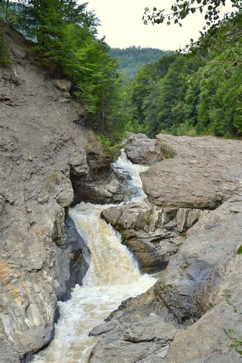 Waterfall Putna stock photo. Image of geologic, season - 97806438