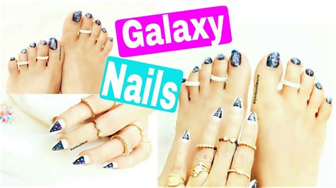 Galaxy Nail Art Designs Manicure Pedicure Style Small World Youtube