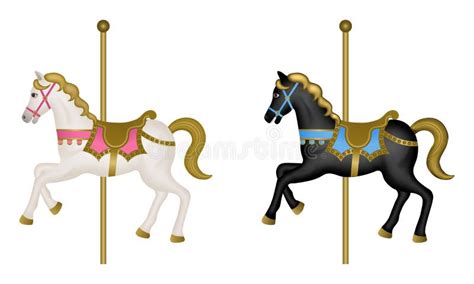 Carousel Horses Clipart