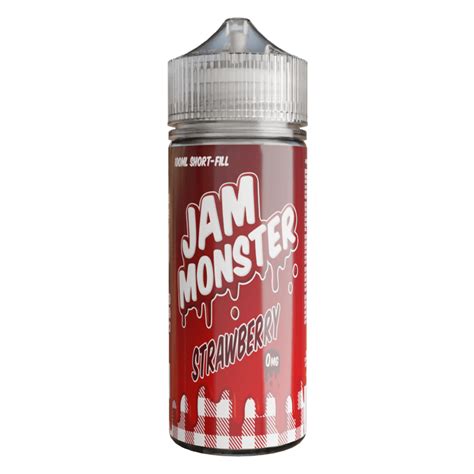 Jam Monster Strawberry 100ml Vape And Smoke