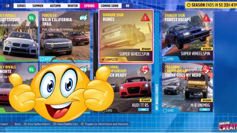 Forza Horizon Weekly Rally Danger Sign Challenge Dunes Complete