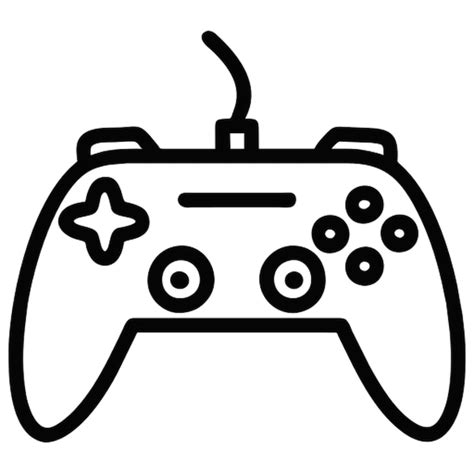 Premium Vector Game Joystick Icon Outline