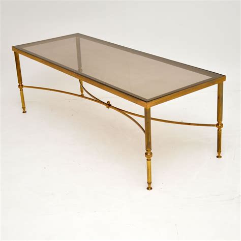 1950s Italian Brass And Glass Coffee Table Retrospective Interiors