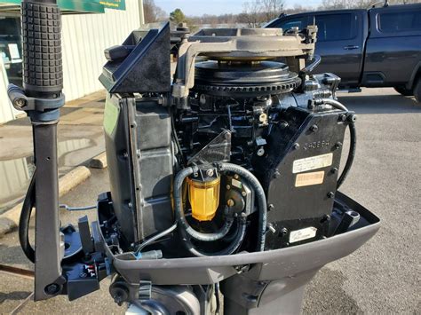 1999 Johnson 65 Hp 3 Cyl Carbureted 2 Stroke 20 L Outboard Tiller Motor Calvins Marine