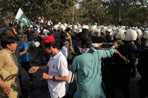 Clashes Erupt In Pakistan As Police Try To Arrest Imran Khan