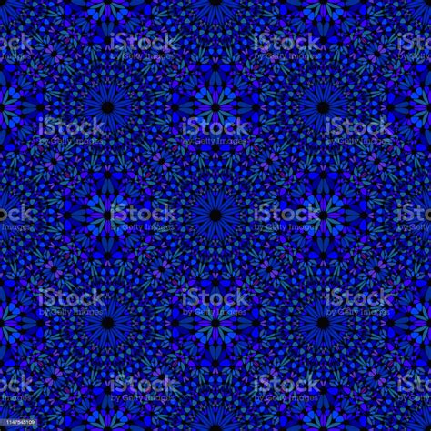 Bohemian Abstract Oriental Seamless Mandala Pattern Background Stock