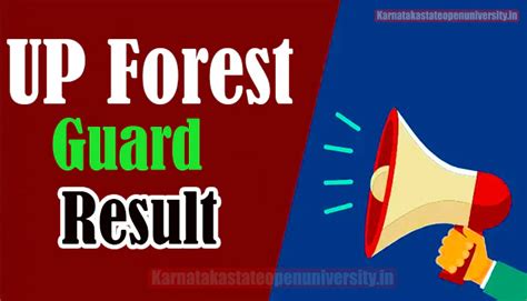 Up Forest Guard Result 2024 Out Cut Off Marks Download Score Card