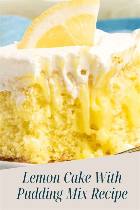 Lemon Cake With Pudding Mix Recipe Lemon Dump Cake Recipe Lemon