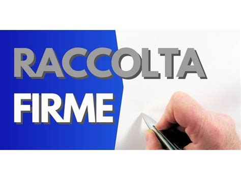 Raccolta Firme Proposta Di Legge Di Iniziativa Popolare Eliminare 500