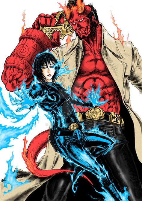 Hellboy and Liz Sherman - Color by HungDK on DeviantArt