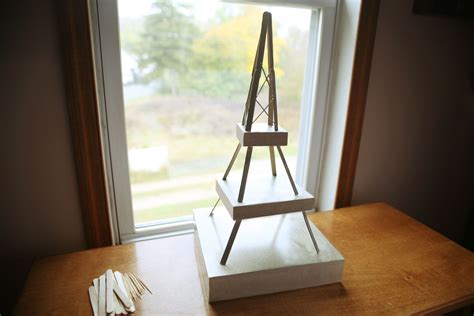 DIY Eiffel Tower Craft With Toothpicks Or Popsicle Sticks