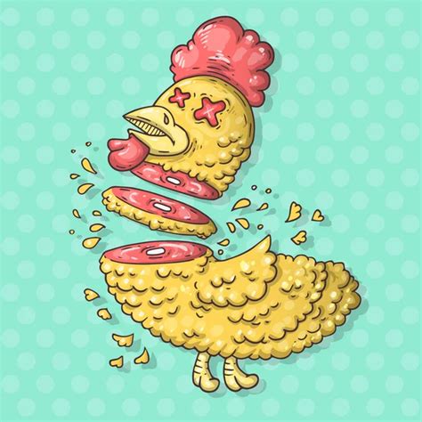 Dead chicken Vector Art Stock Images | Depositphotos