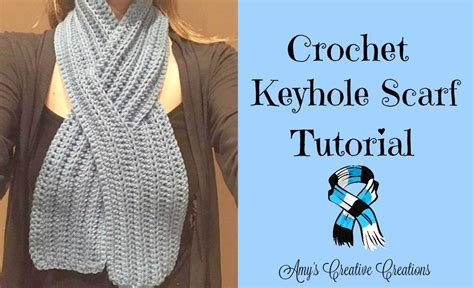 Keyhole Scarf | AllFreeCrochet.com