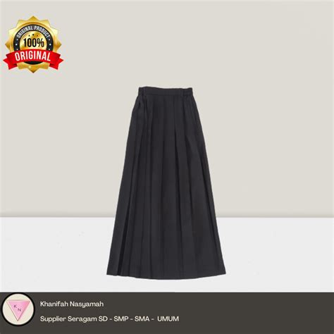 Jual Rok Rempel Hitam Panjang Sd Smp Sma Seragam Sekolah Sd Smp Sma