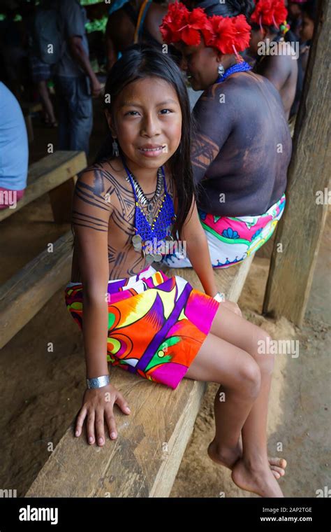 Beautiful Children Playing And Posing For The Tourist In The Embera