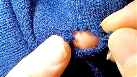 How To Perfectly Repair Holes In Knitted Sweaters And Make Them