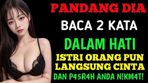 CUKUP 2 KATA BACA DALAM HATI JANGANKAN WANITA IDAMANMU ISTRI ORANG