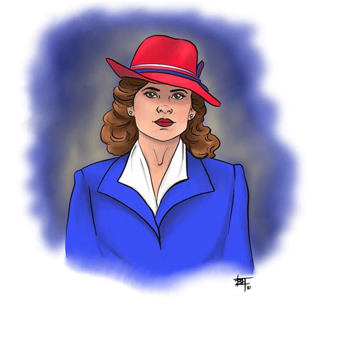 Agent Peggy Carter By Awarenesscritters On Deviantart