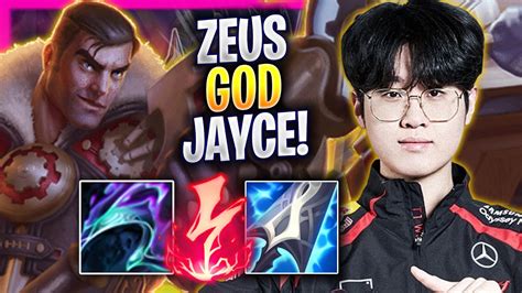 Zeus Is A God With Jayce T Zeus Plays Jayce Top Vs Ryze Season