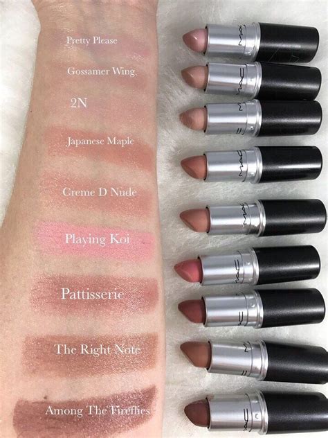 Mac Lipstick Swatches Beautylipsticks Maquillaje De Labios Lápiz Labial De Mac Tatuajes De