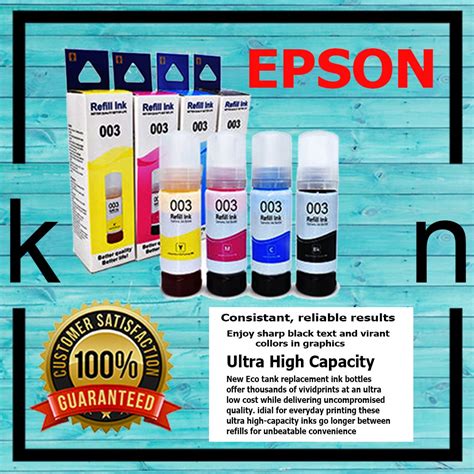 Epson Black Cyan Magenta Yellow Ink Original Set L L