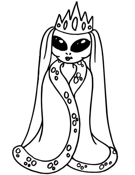 Rainha Alien Gena Para Colorir Imprimir E Desenhar Colorir Me The