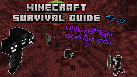 Minecraft Survival Guide Ep 21 This Is How You Fight With Wither