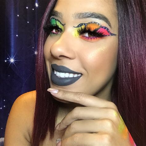 Gorgeous Butterfly Wing Makeup With Glitter Realms Summerita Palette