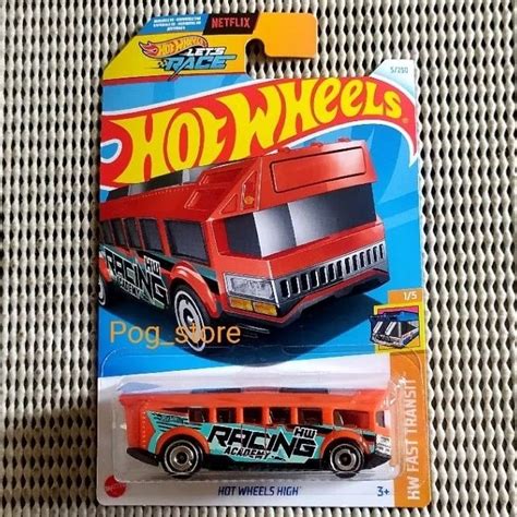 Jual Hot Wheels Hotwheels High Bus Orange Shopee Indonesia