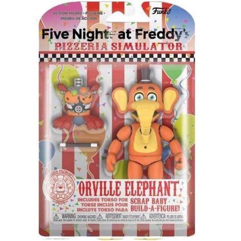 Action Figure Orville Elephant Five Nights At Freddys No Shoptime