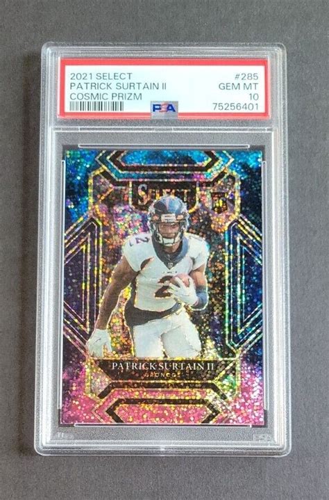 Patrick Surtain Ii Panini Select Club Level Cosmic Prizm Rc