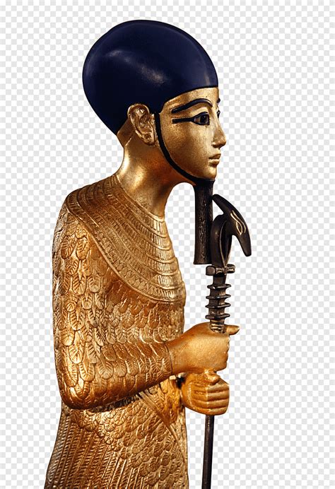 Tutankhamun Ptah Sculpture KV62 Egyptian Gold Figures Microphone