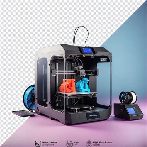 Premium Psd 3d Printer Isolated On Transparent Background
