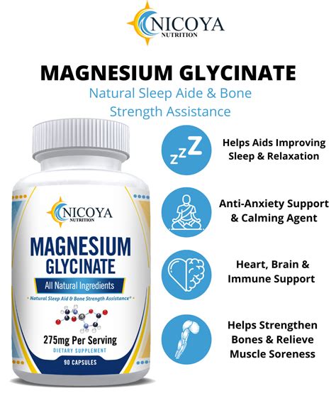 Magnesium Glycinate Sleep, Stress & Anxiety Relief | Nicoya Nutrition