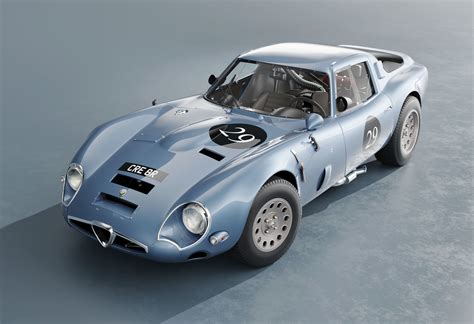 Alfa Romeo Giulia TZ2 Carrozzata Zagato 1965 3D Model CGTrader