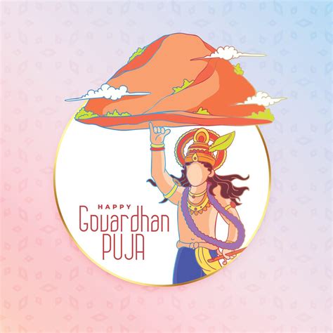 happy govardhan puja background experience lord krishna divine love ...