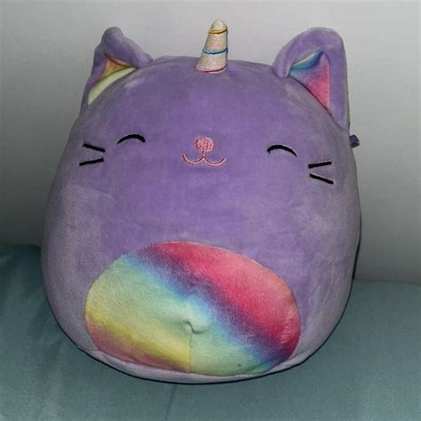 7” Cienna The Caticorn Squishmallow 🐱🦄🌈 Depop