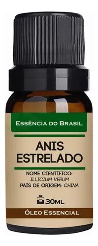 Aceite Esencial Ess Ncia Do Brasil Leo Essencial Anis Estrelado Ml