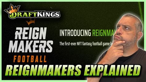 Draftkings Reignmakers Football Explained Fantasy Football Youtube