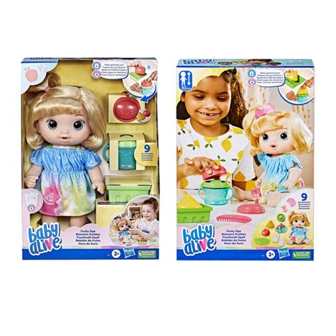 Jual Baby Alive Fruity Sips Doll Blonde And Brown Hair Shopee Indonesia
