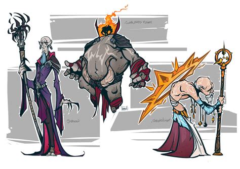 Wizards Concepts by LucasFraleoni on DeviantArt