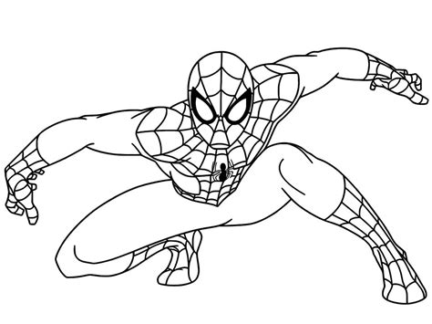 36 coloriages de Spiderman à imprimer gratuitement