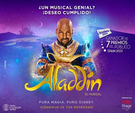 Entradas para Aladdín el musical en Madrid Teatro Coliseum Madrid